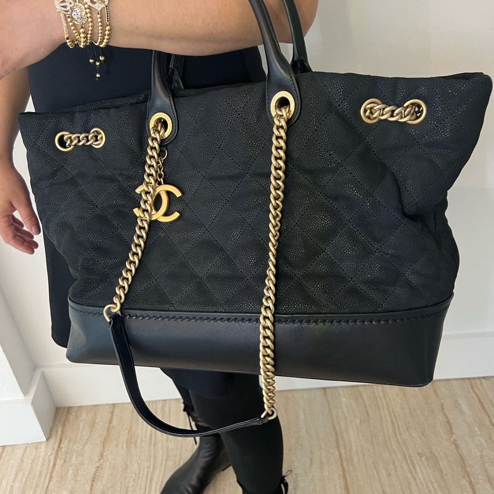 100% Authentic Chanel handbag black